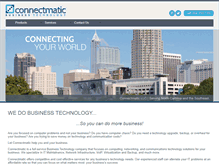 Tablet Screenshot of connectmatic.com